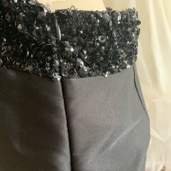 3.1 PHILLIP LIM Black Sequin Embellished Cutout Dress Size 10 Short Sleeve - Picture 7 of 17